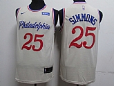 76ers 25 Ben Simmons Cream 2019-20 City Edition Nike Swingman Jersey,baseball caps,new era cap wholesale,wholesale hats